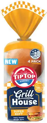 IGA Tip Top Grill House Burger Buns Selected Varieties offer