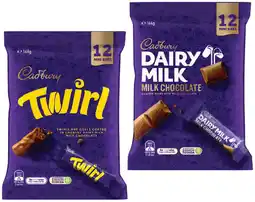 IGA Cadbury Share Pack Selected Varieties offer