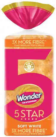 IGA Wonder Bread 5 Star Selected Varieties offer