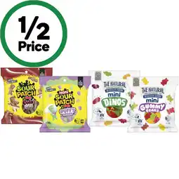 Woolworths The Natural Confectionery Co. or Sour Patch Kids Mini Lolly Bags 80g offer