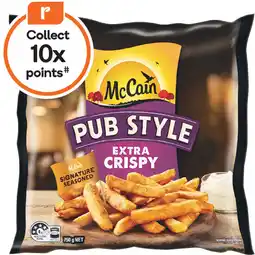 Woolworths McCain Pubstyle Chips or Wedges 750g offer