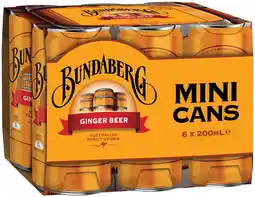 IGA Bundaberg Mini Cans Selected Varieties offer