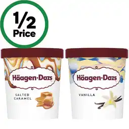 Woolworths Haagen-Dazs Ice Cream Tub offer