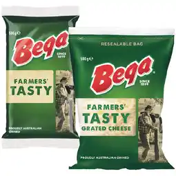 Woolworths Bega Block or Grated Cheese 500g β From the Fridge offer