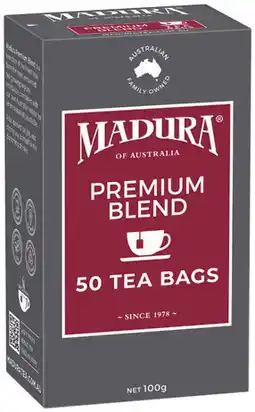 IGA Madura Tea Bags Selected Varieties offer