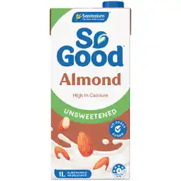 Woolworths Sanitarium So Good Long Life Almond Milk offer