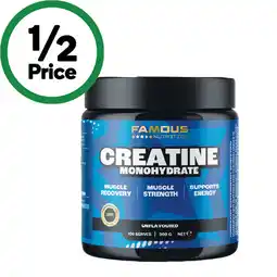 Woolworths Famous Nutrition Unflavoured Creatine offer
