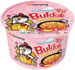 IGA Samyang Buldak Carbonara Spicy Ramen Big Bowl offer