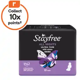 Woolworths Stayfree Ultra Thin Pads offer