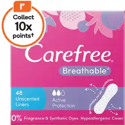 Woolworths Carefree Liners offer
