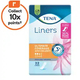 Woolworths TENA Incontinence Ultra Long Length Liners offer
