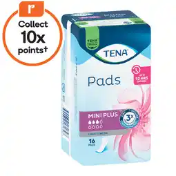 Woolworths TENA Incontinence Mini Plus Long Length Pads offer