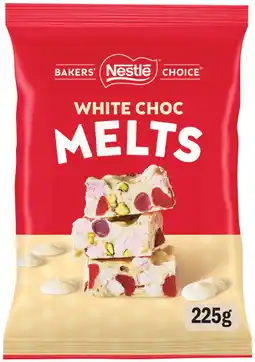 IGA Nestlé Bakers’ Choice Choc Melts 225g or Baking Chocolate Block 170g Selected Varieties offer