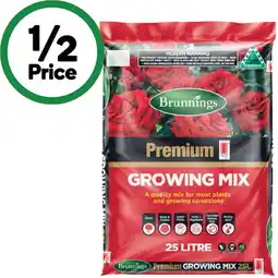Woolworths Brunnings Premium Growing Mix offer