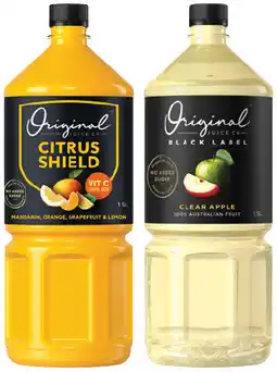 IGA Original Juice Co Black Label Juice Selected Varieties offer