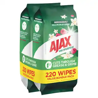 Woolworths Ajax Multipurpose Wipes offer