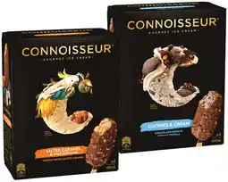 IGA Connoisseur Gourmet Ice Cream 4‑6 Pack Selected Varieties offer