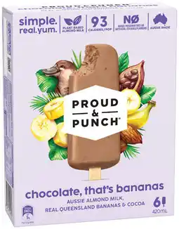 IGA Proud & Punch Ice Cream Selected Varieties offer