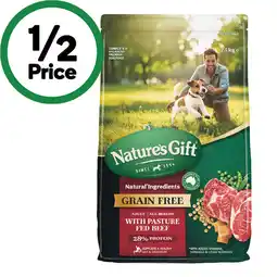 Woolworths Nature’s Gift Grain Free Dry Dog Food offer