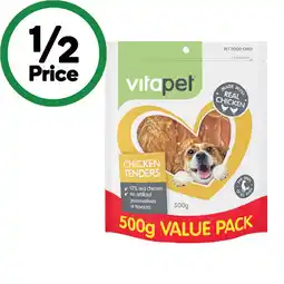 Woolworths Vitapet Chicken Tenders Dog Treats offer