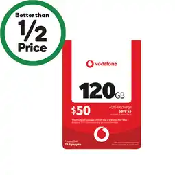 Woolworths Vodafone $50 Starter Pack offer