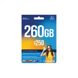 Woolworths Lebara $250 Starter Pack offer