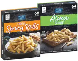 IGA Pacific West Cocktail Spring Rolls or Asian Banquet 1kg offer