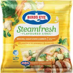 IGA Birds Eye SteamFresh Flavoured Sides Vegetables Selected Varieties offer
