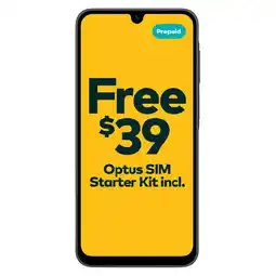 Woolworths Optus Samsung Galaxy A17† offer