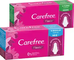 IGA Carefree Flexia Regular or Super Tampons 16 Pack offer