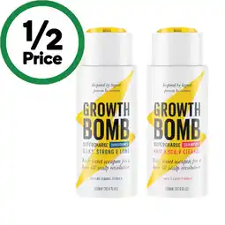 Woolworths Growth Bomb Supercharge Shampoo or Conditoner 300ml offer