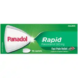 Woolworths Panadol Rapid Paracetamol 500mg Caplets~ – Limit 2 per customer offer