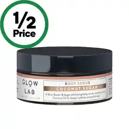 Woolworths Glow Lab Body Scrub offer
