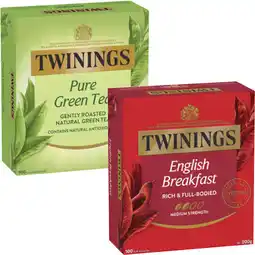 Coles Twinings Tea Bags-100 Pack offer