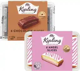 Coles Mr Kipling Cakes or Slices 6 Pack 150g-165g offer