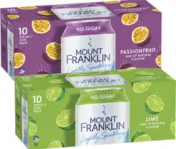 Coles Mt Franklin Sparkling Water offer