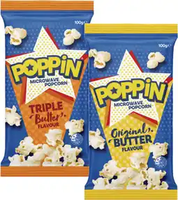 Coles Poppin Microwave Popcorn offer
