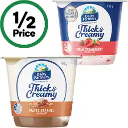 Woolworths Dairy Farmers Thick & Creamy Yoghurt – From the Fridge offer