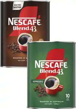 Coles Nescafé Blend 43 Instant Coffee offer