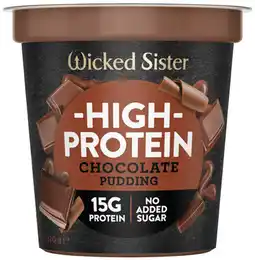 Coles Wicked Sister High Protein Pudding offer