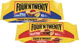Coles Four'N Twenty Traditional Meat Pies 700g offer