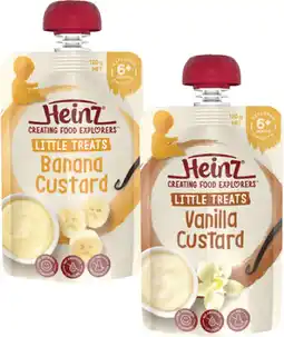 Coles Heinz 4+ Months, 6+ Months or 8+ Months Baby Food Pouch 120g offer