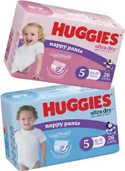 Coles Huggies Bulk Nappy Pants-36 Pack offer