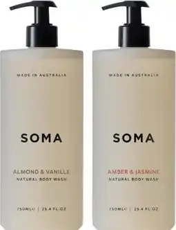 Coles NEW Soma Body Wash offer
