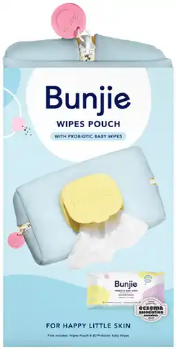 Coles NEW Bunjie Wipes Pouch + Probiotic Baby Wipes offer
