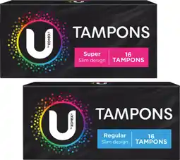 Coles U By Kotex Tampons Regular or Super 16 Pack offer