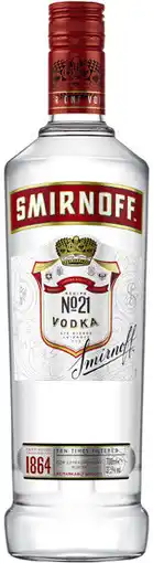 Coles Smirnoff Red Vodka offer