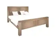 LivingStyles Horsens Acacia Timber Bed, King offer