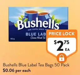 Foodworks Bushells Blue Label Tea Bags offer