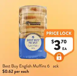 Foodworks Best Buy English Muffins offer